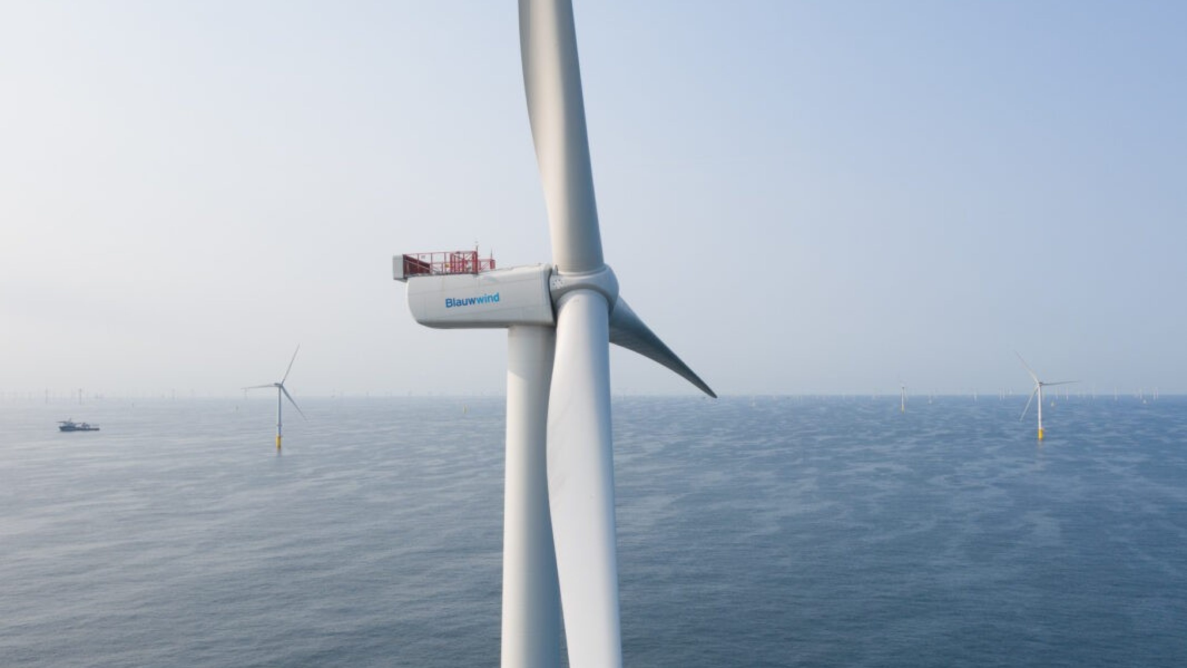 Offshore-Windpark im Meer